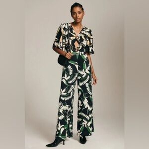 Farm Rio for Anthropologie Toucan Jumpsuit Size Large